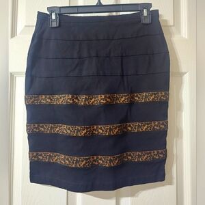 Y2K Heart Crush Mini Pencil Skirt, Bandage Style, Leopard Print Inserts, Fitted.